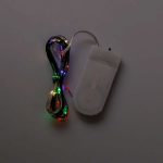 Світлодіодна гірлянда Роса 3 метри на батарейках 30 led нитка на зеленому дроті мультиколор 30L3MGML - Зображення 6