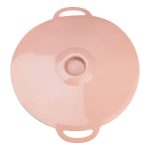 Багаторазова силіконова кришка для каструлі універсальна 32 х 28 см рожева HP34541L - Зображення 2