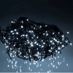 Новорічна гірлянда вулична Бахрома 36 м 600 LED чорний провід Білий 36МBW - Зображення 2