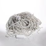 Вулична гірлянда Бахрома 36 м 600 LED білий провід Жовте сяйво36MWY