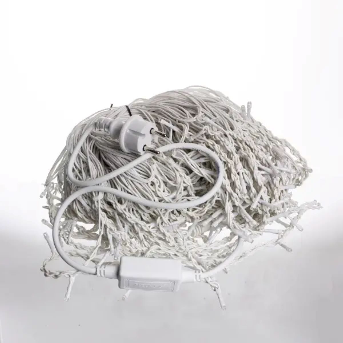 36MW Вулична гірлянда Бахрома 36 м 600 LED білий провід Біле сяйво 36MWW - Зображення 1