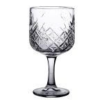 Келихи для вина на високій ніжці набір 6 шт винний келих скляний прозорий 400 мл HP-YH-44 - Зображення 4