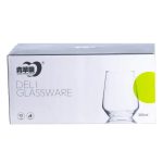 Набір склянок 6 штук по 390 мл скляний прозорий HP558 - Зображення 4