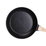 Набір з 3 алюмінієвих сковорідок з товстим дном MGC Чорний HP-4-410B - Зображення 4