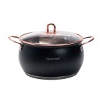 Набір каструль із нержавіючої сталі 2,6 л - 3,6 л - 6,1 л зі скляними кришками HP33525B - Зображення 5