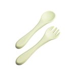 Дитячий набір силіконового посуду 7 предметів Зелений HP34546G - Зображення 4