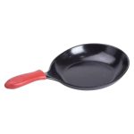 Чавунна сковорода з силіконовою ручкою Ø21 см для електричної та газової плити 0,5 л HP-1-12 - Зображення 4