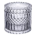 Цукерниця з кришкою я кругла скляна HP-4-100