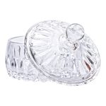 Цукерниця з кришкою кругла скляна прозора HP-4-124 - Зображення 3