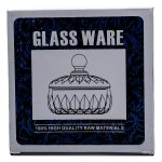 Цукерниця з кришкою кругла скляна прозора HP-4-124 - Зображення 5