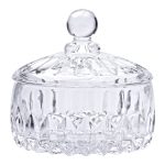 Цукерниця з кришкою кругла скляна прозора HP-4-124 - Зображення 2