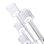 Підсвічник скляний на 5 свічок 16×38 см підсвічник декоративний прозорий на ніжці HP-4-14 - Зображення 5