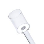 Підсвічник скляний на ніжці 8×31 см підсвічник келих декоративний прозорий HP-4-43S - Зображення 2