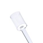 Підсвічник скляний на ніжці 8×36 см підсвічник келих декоративний прозорий HP-4-44M - Зображення 2