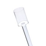 Підсвічник келих скляний на високій ніжці 8×40.5 см декоративний прозорий HP-4-45L - Зображення 2