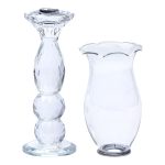 Підсвічник скляний 7×31.5 см підсвічник декоративний келих на ніжці HP-4-5M - Зображення 3