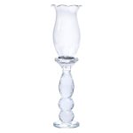 Підсвічник скляний 7×31.5 см підсвічник декоративний келих на ніжці HP-4-5M - Зображення 2