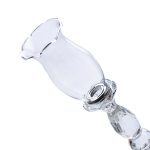 Підсвічник скляний 7×31.5 см підсвічник декоративний келих на ніжці HP-4-5M - Зображення 4