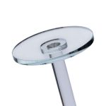 Тортівниця скляна на ніжці 12×18 см кругла стійка для торта, капкейків HP-4-68M - Зображення 4