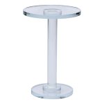 Тортівниця скляна на ніжці 12×18 см кругла стійка для торта, капкейків HP-4-68M - Зображення 2