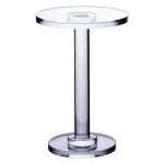 Тортівниця скляна на ніжці 12×18 см кругла стійка для торта, капкейків HP-4-68M