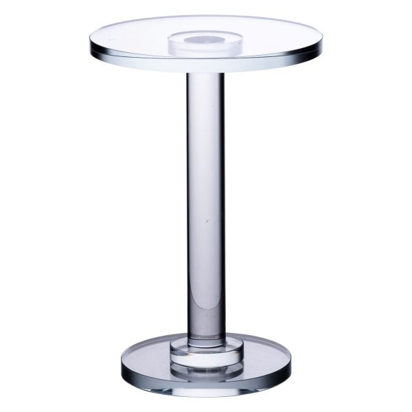 Тортівниця скляна на ніжці 12×18 см кругла стійка для торта, капкейків HP-4-68M