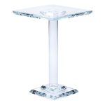 Тортівниця скляна на ніжці 12×12×18 см кругла стійка для торта, капкейків HP-4-71M - Зображення 3