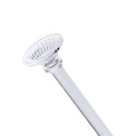 Підсвічник скляний на тонкій ніжці 9×39 см прозорий декоративний підсвічник на стіл HP-4-9L - Зображення 3