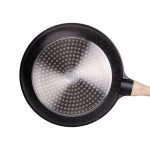 Набір з 3 алюмінієвих сковорідок з товстим дном MGC Чорний HP-4-410B - Зображення 5