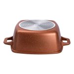 Набір з 5 алюмінієвих квадратних каструль з товстим дном MGC + лопатка, ополоник, рукавички та фартух HP-4-468 - Зображення 5