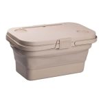 Складний кошик для пікніка з кришкою-столиком 44.8х26х14 см Бежевий SJ-0120BE - Зображення 5