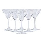 Набір келихів на високій ніжці 6 штук по 190 мл 6 штук для мартіні HP563 - Зображення 2
