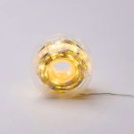 Гірлянда роса на пульті 50 метрів на 500 led світлодіодів крапля на білому дроті жовта 500L50MWY - Зображення 8