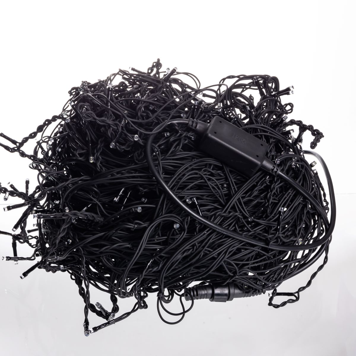 50MB-1 Вулична гірлянда Бахрома 50 м 840 LED чорний провід Білий 50MBW - Зображення 1