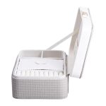 Скринька для прикрас із еко шкіри 24.5×17×10 органайзер для ювелірних виробів HP-5-38 - Зображення 4