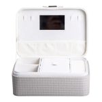 Скринька для прикрас із еко шкіри 24.5×17×10 органайзер для ювелірних виробів HP-5-38