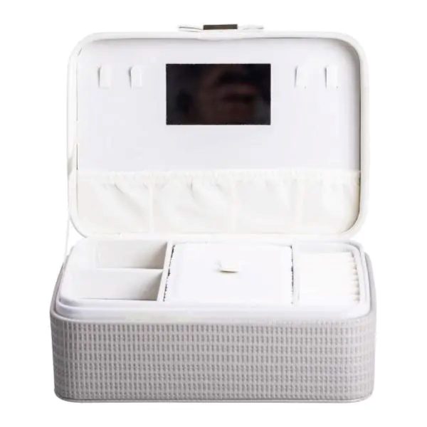 Скринька для прикрас із еко шкіри 24.5×17×10 органайзер для ювелірних виробів HP-5-38