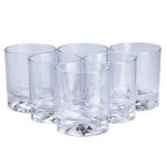 Набір склянок скляний 6 шт по 250 мл прозорий прозорий HP556 - Зображення 3