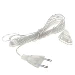 Подовжувач для гірлянд 5 метрів прозорий дріт 220V 5МTR