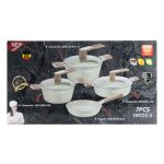 Набір для приготування з антипригарним покриттям 4 предмети, чорний HP33531B - Зображення 6