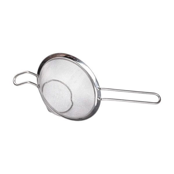 Друшляк-сито з ручкою 18 см дрібнокомірчаста сітка з нержавіючої сталі HP-19-1-18CM