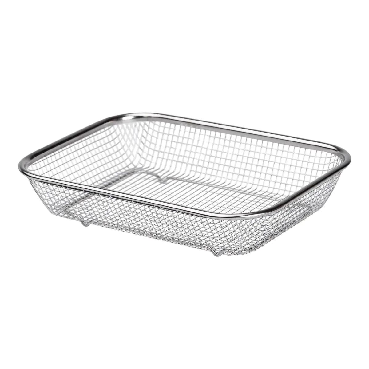 6522970689_w640_h640_6522970689-1 Сито-кошик для миття овочів та фруктів 29.5х21х6 см друшляк з нержавіючої сталі HP-19-23-M - Зображення 1