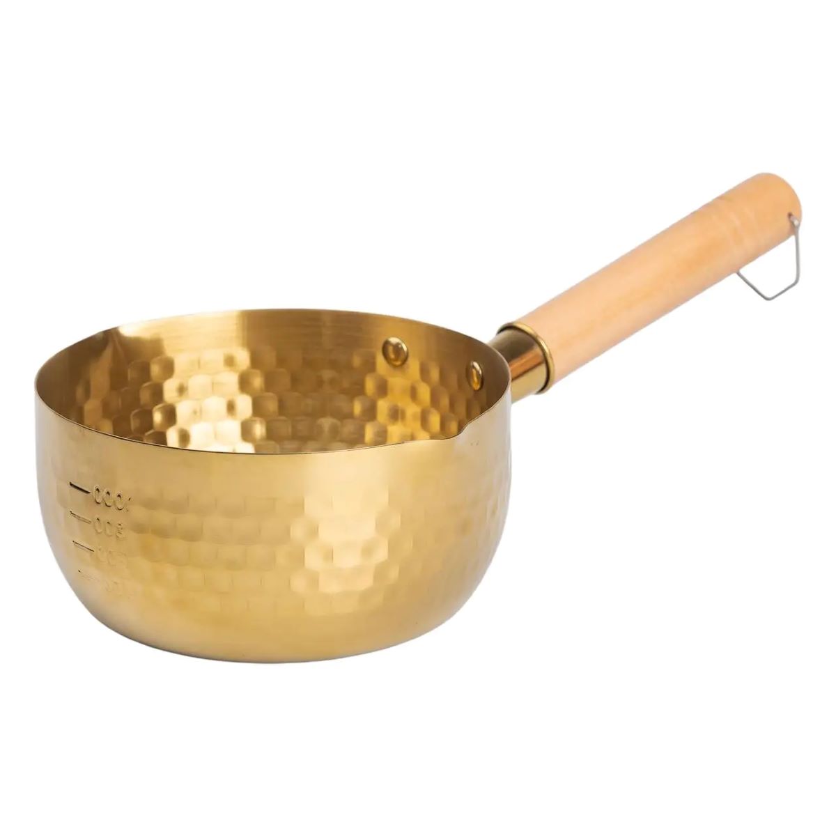 6522972566_w640_h640_6522972566 Сковорода з нержавіючої сталі 1,4 л з дерев'яною ручкою Золотистий HP-19-24-16CM - Зображення 1