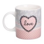 Чашка порцелянова з малюнком 400 (мл) для кави та чаю RX-N240143PK