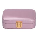 Скринька для прикрас з еко шкіри 12×7.5×4 см із застібкою органайзер для ювелірних виробів HP-5-34P - Зображення 3