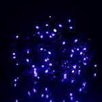 Новорічна гірлянда вулична Бахрома 6 м 105 LED чорний провід Синій 6МBBL - Зображення 2