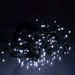 Новорічна гірлянда вулична Бахрома 6 м 105 LED чорний провід Білий 6МBW - Зображення 2