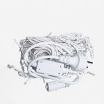 Новорічна гірлянда вулична Бахрома 6 м 105 LED білий провід Жовтий 6МWY