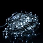 Новорічна гірлянда вулична Бахрома 6 м 105 LED білий провід Білий 6МWW - Зображення 2