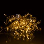 Новорічна гірлянда вулична Бахрома 6 м 105 LED білий провід Жовтий 6МWY - Зображення 2